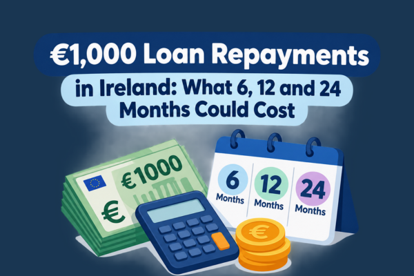 €1,000 Loan Repayments in Ireland